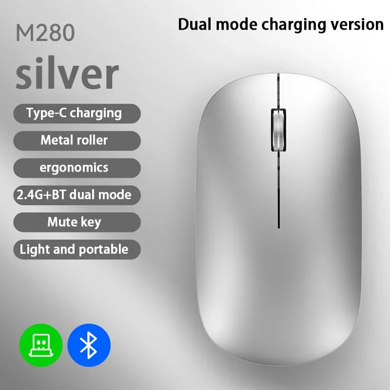 Portable Dual-Mode Wireless Mouse